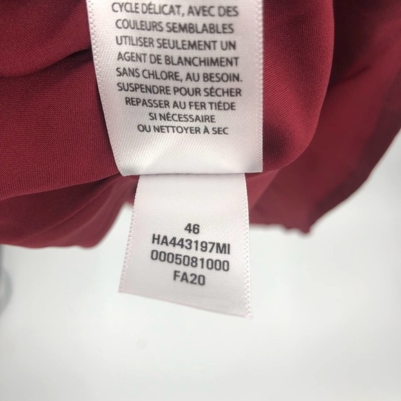 HALOGEN X ATLANTIC-PACIFIC Leopard Print Brocade Teal Maroon Dress Sz Small NEW - Picture 10 of 11